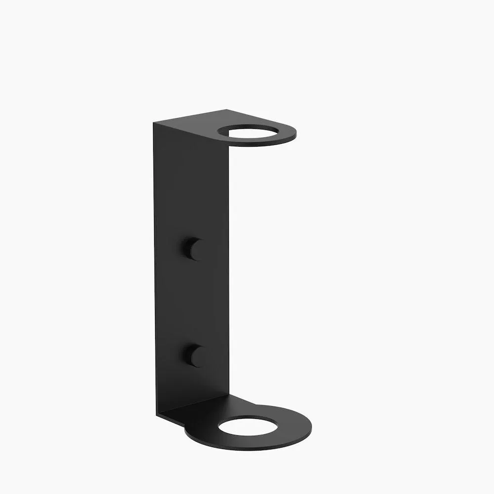 Round Soap Bottle Holder Matte Black CL60028.B