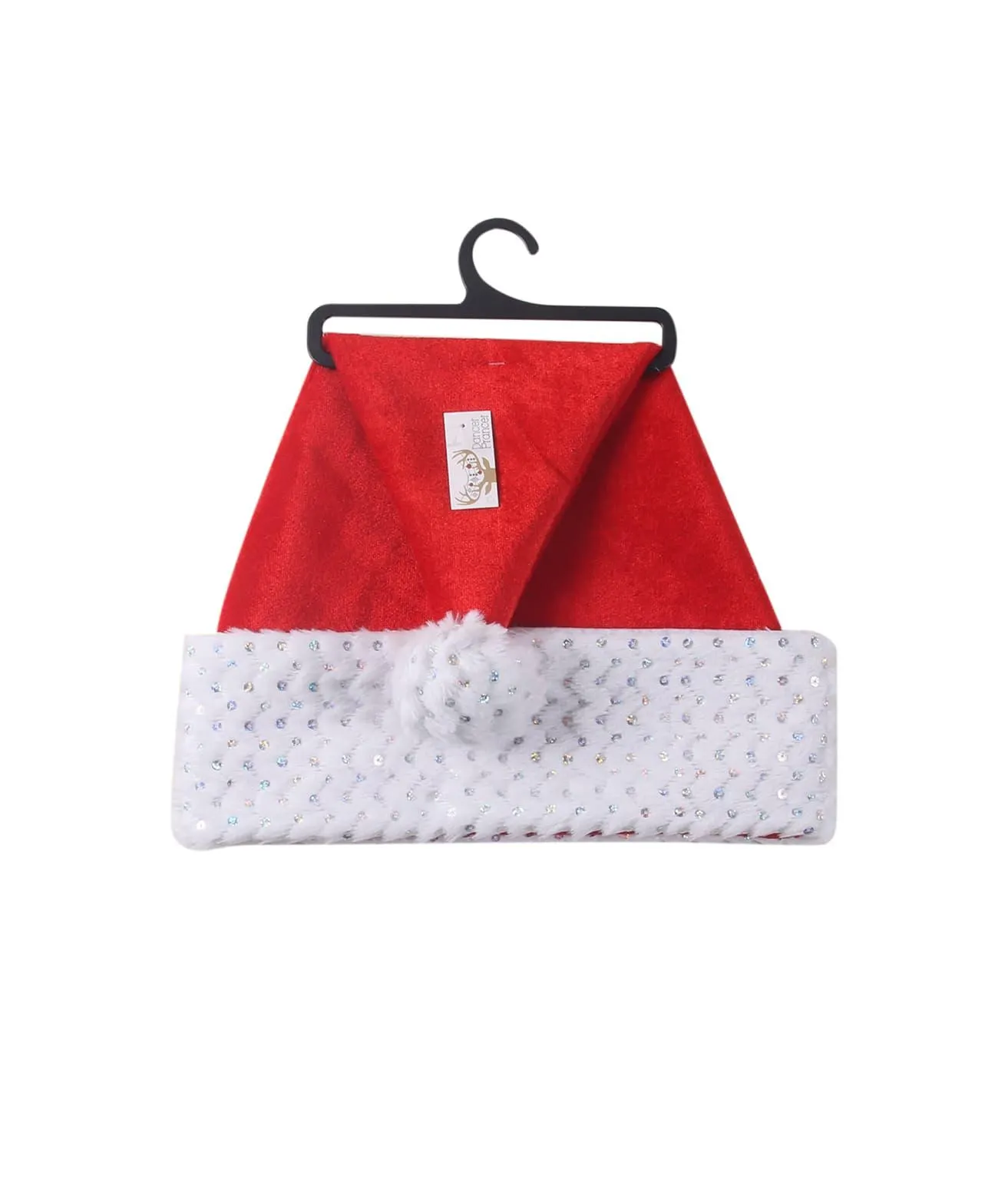 Deluxe Glitter Santa Hat