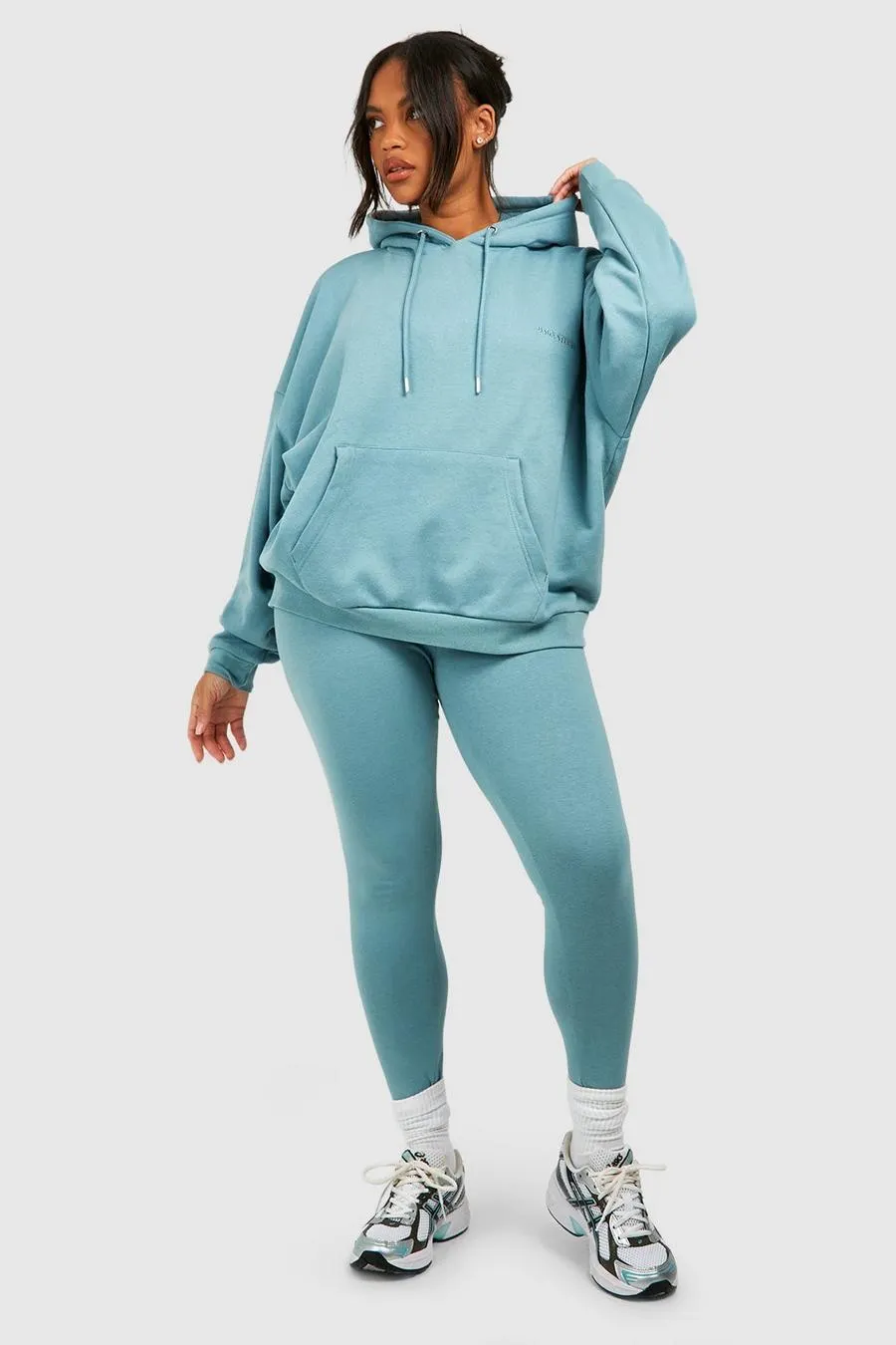Plus Hoodie And Legging Set