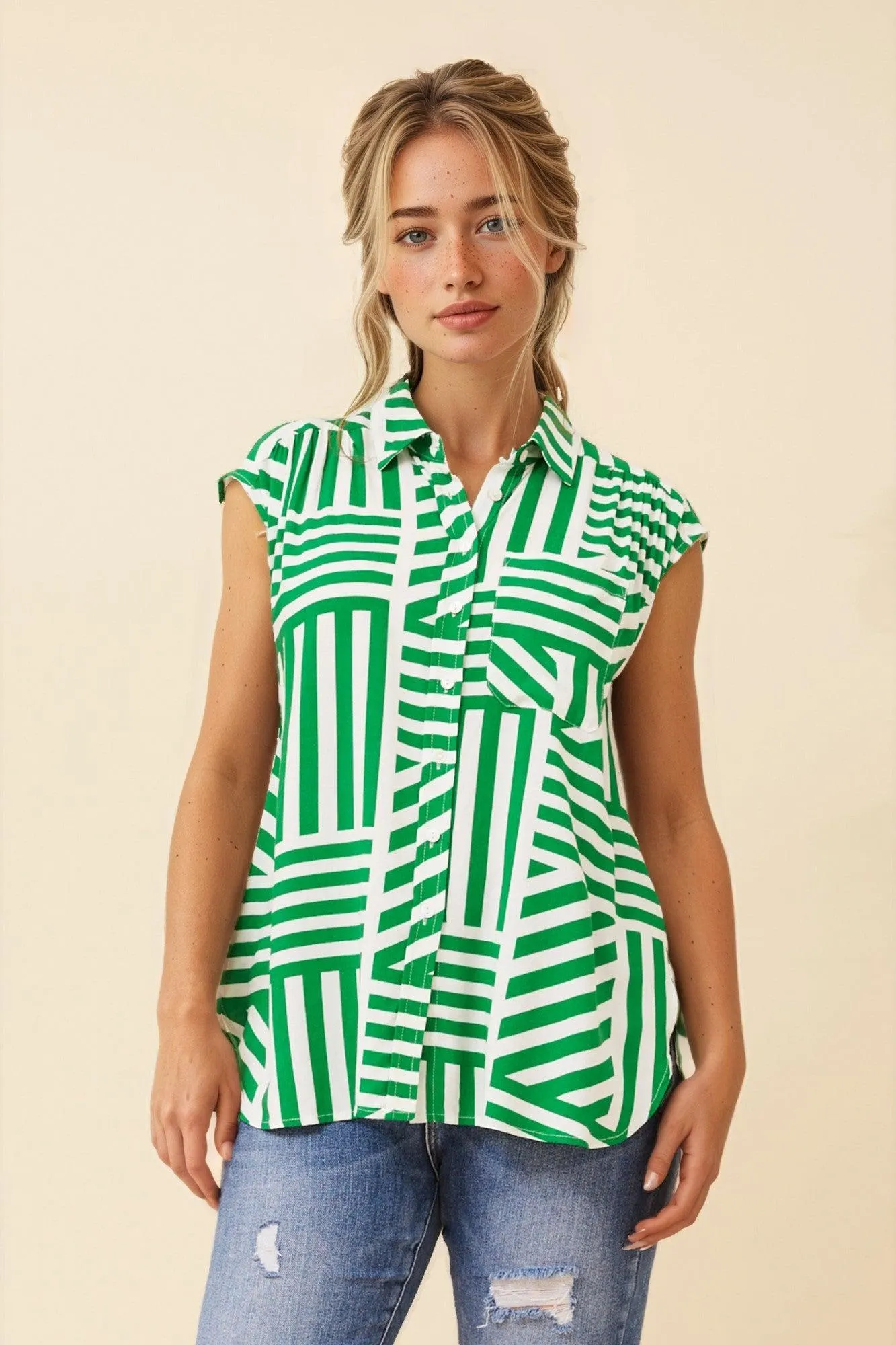 NEVIS ABSTRACT SHIRT