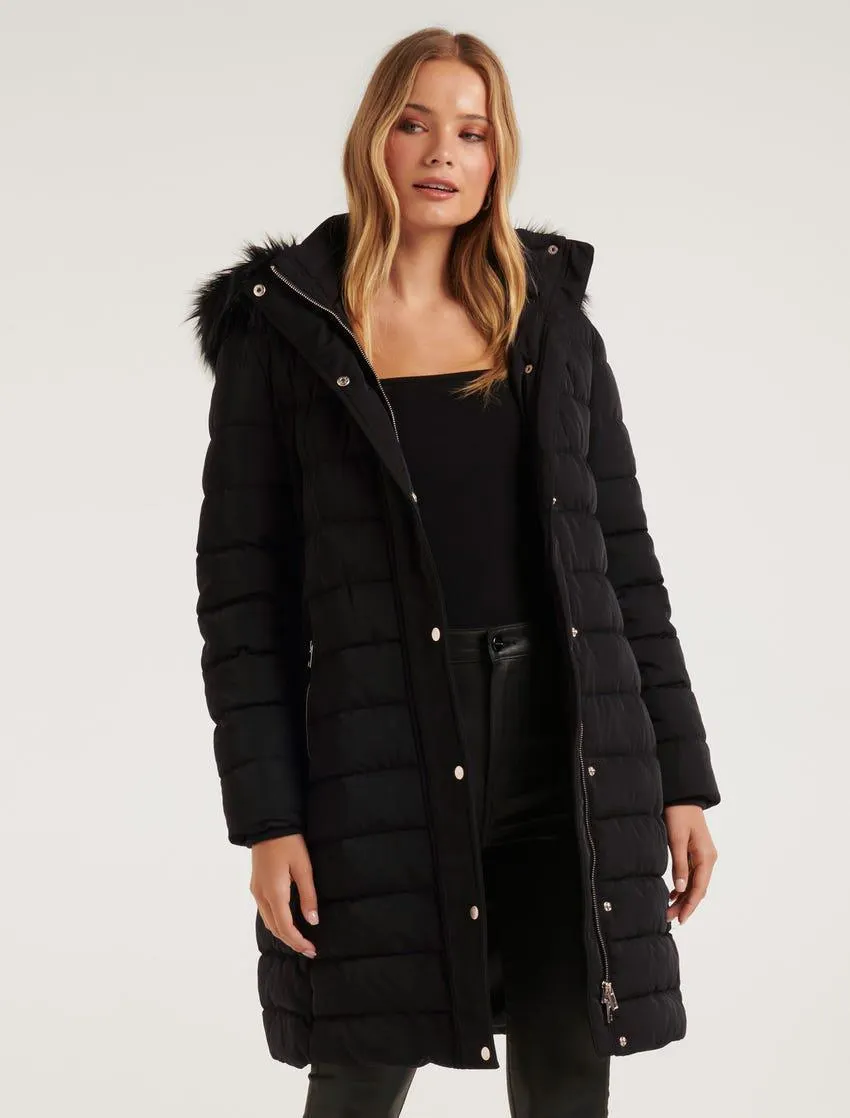 Georgie Longline Puffer Coat