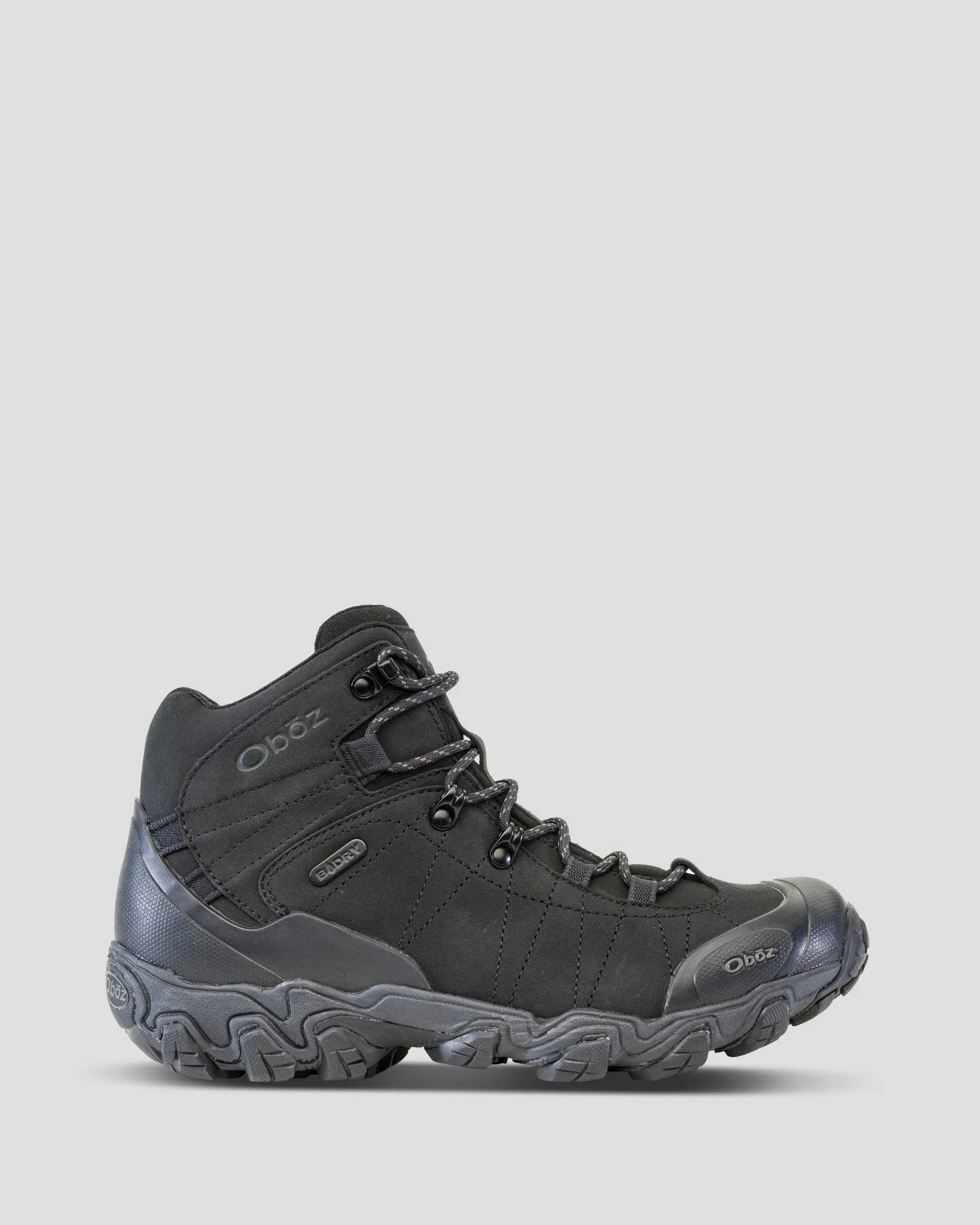 Men's Oboz Bridger Waterproof Mid Hiking Boots - Black Sea