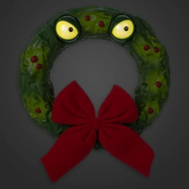 The Nightmare Before Christmas Light-Up Wreath, 30th Anniversary