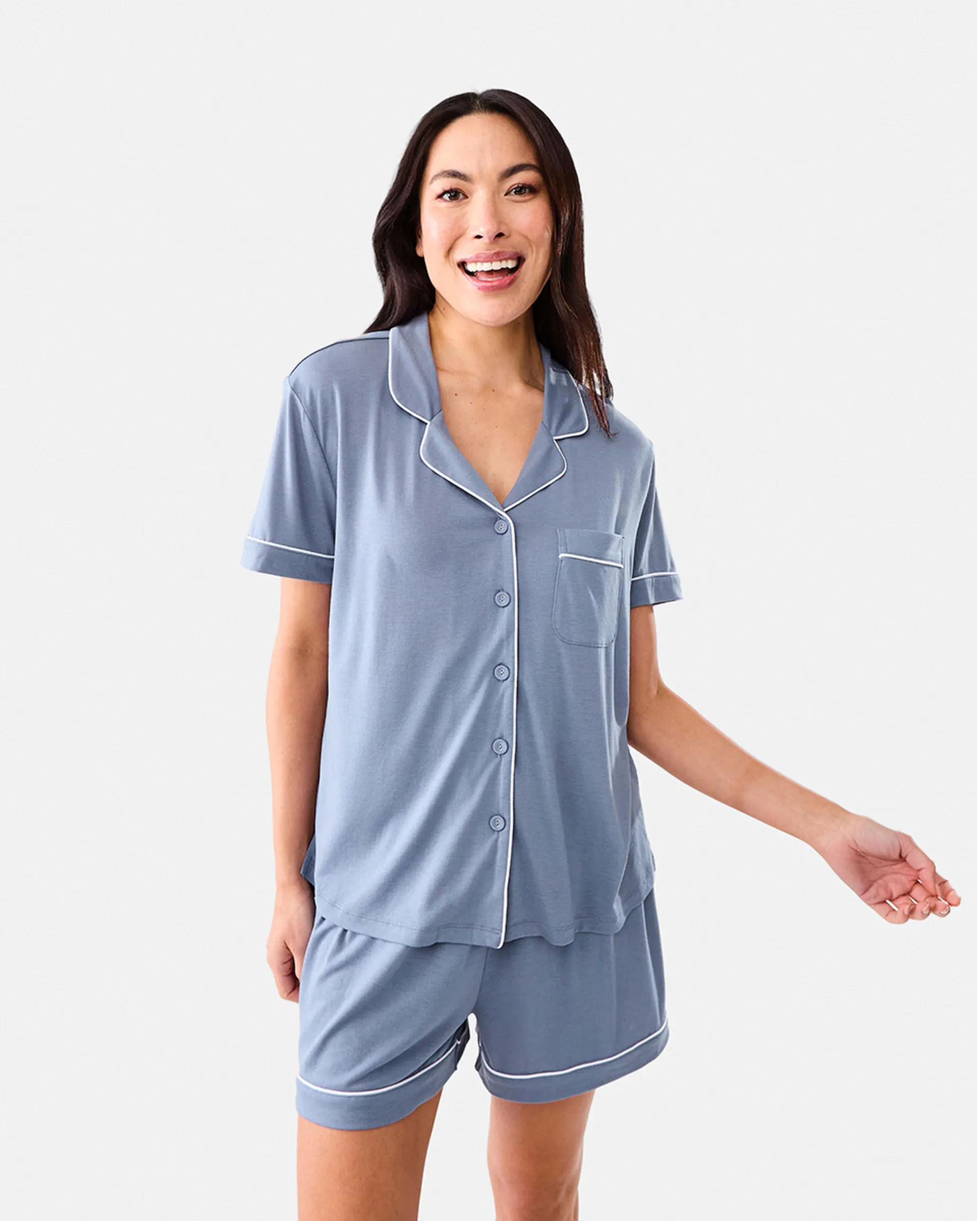 Short Sleeve Top and Shorts Comfort Pyjama Set