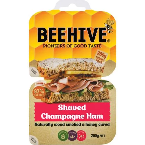 Beehive Ham Champagne Shaved