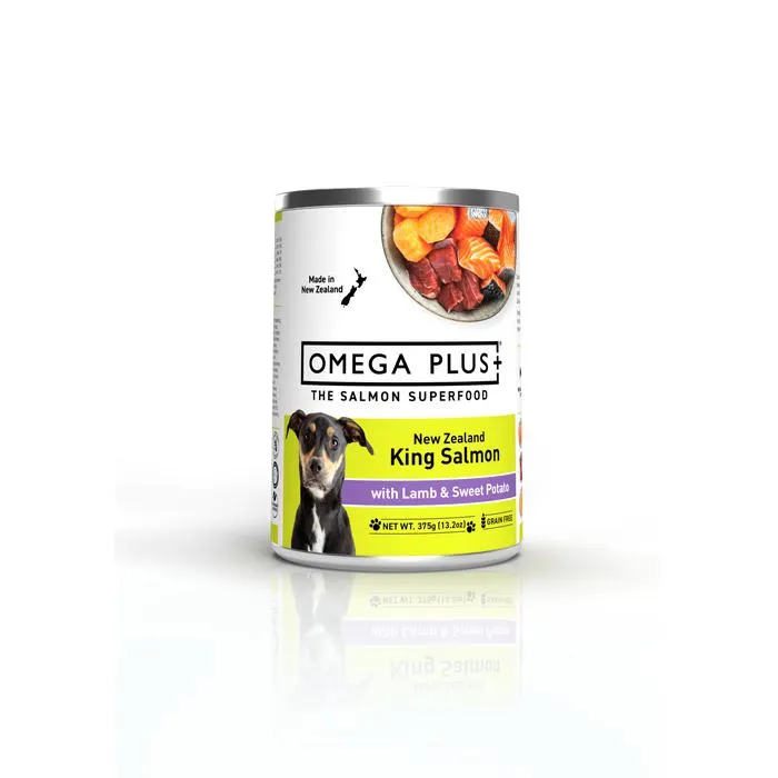 Omega Plus Wet Dog Salmon Lamb Sweet Potato 375g
