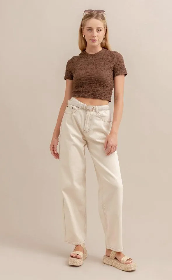 Natural High Waist Jeans