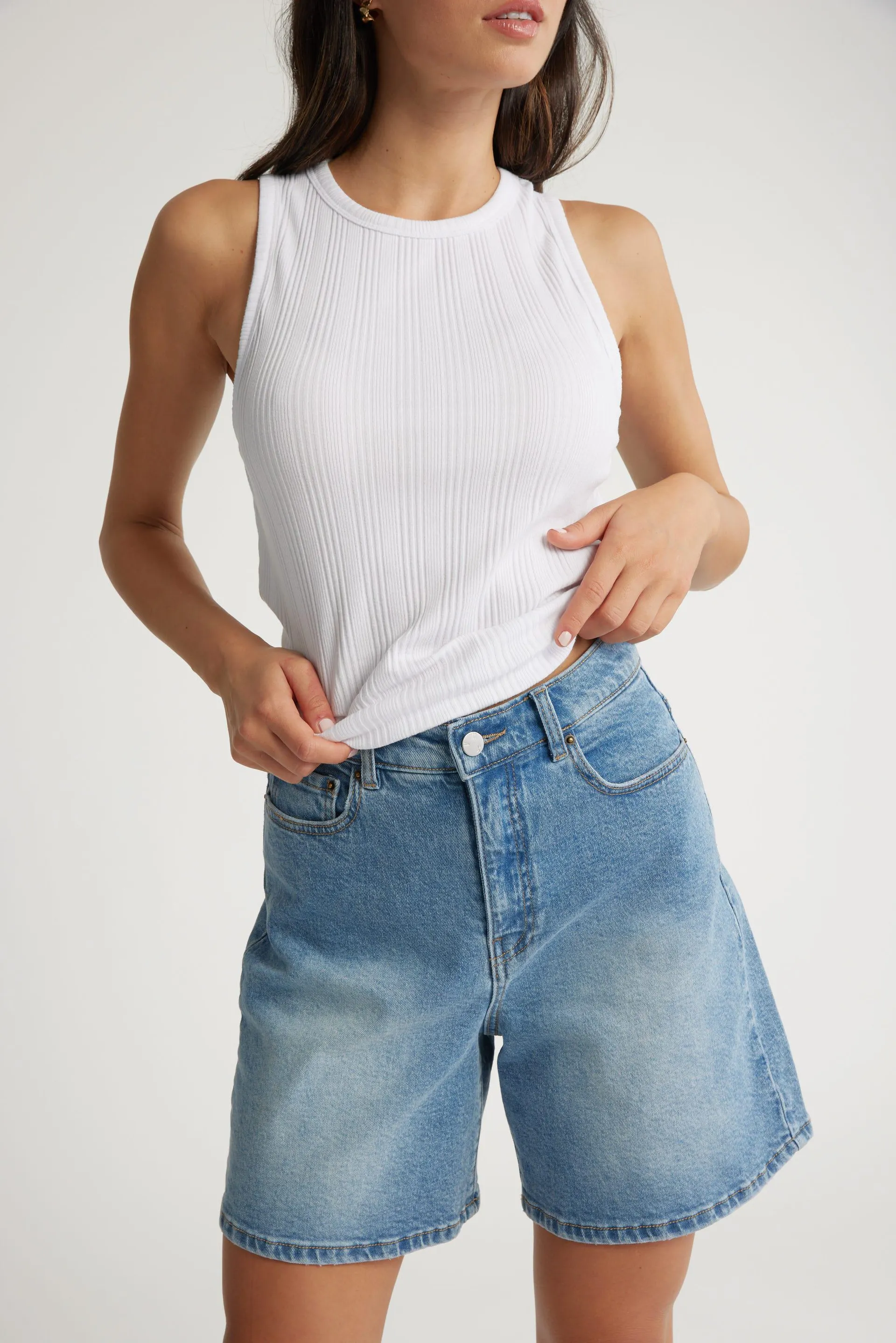 Emily Ribbed Tank