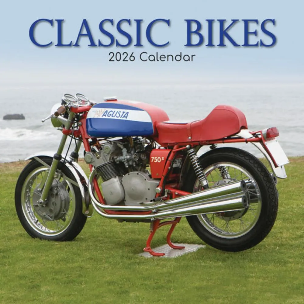 2026 Classic Bikes Wall Calendar