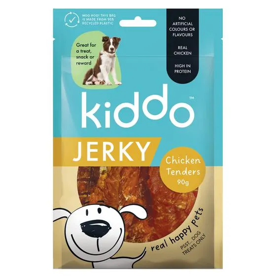 Kiddo Dog Treats Chicken Tenders Jerky 90g