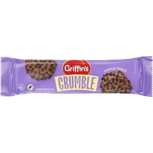 GRIFFINS CRUMBLE TRIPLE CHOCOLATE 165G