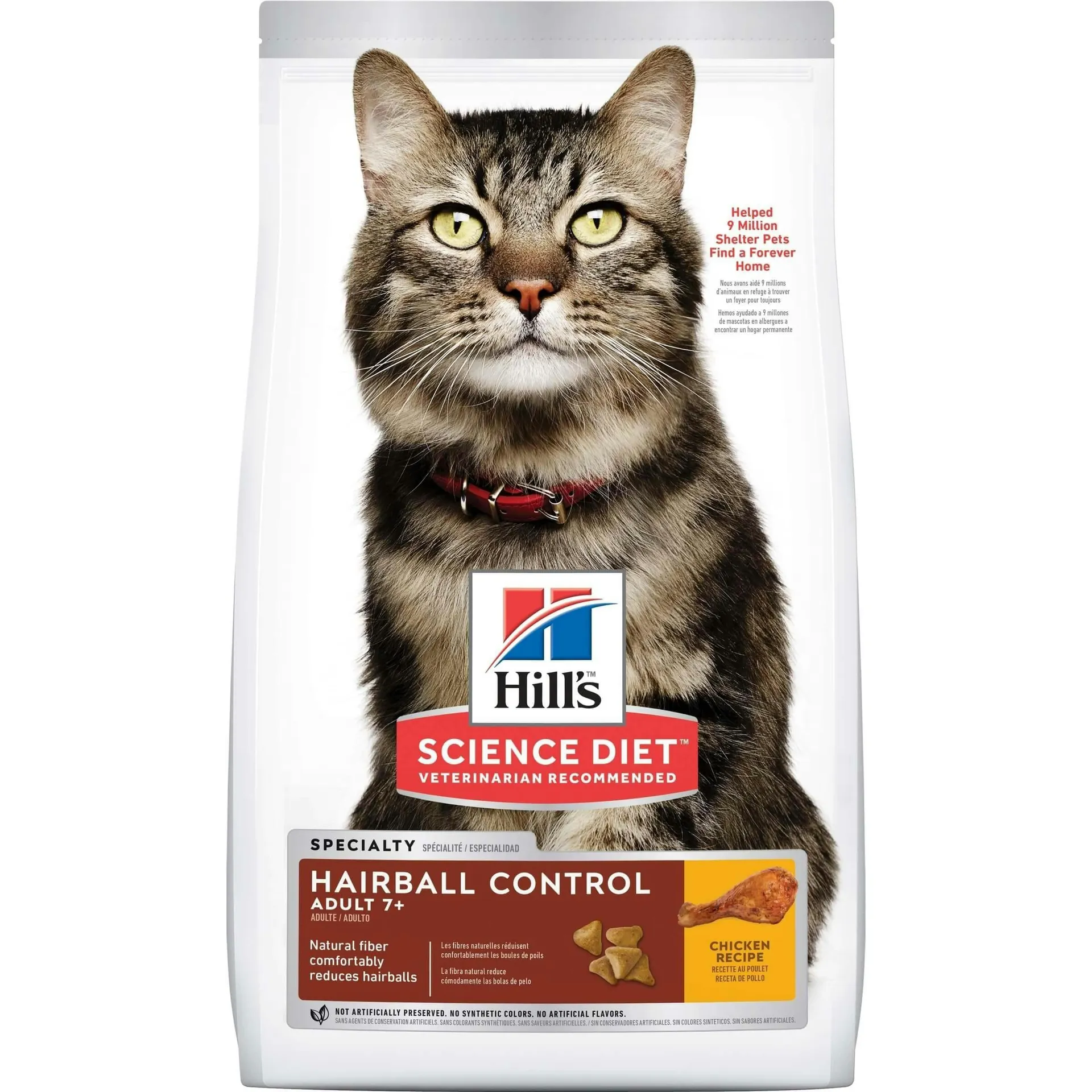Hill's Science Diet Hairball Control Adult 7+ Dry Cat Food
