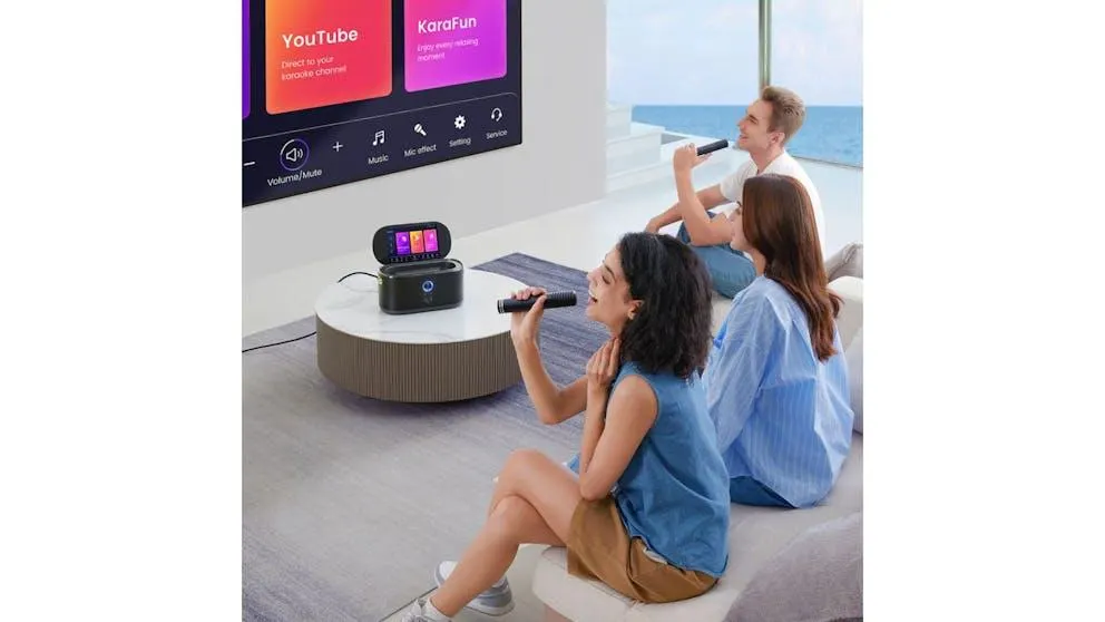 Ikarao Shell S1 Portable 300W Karaoke Machine 10inch Lyrics Display