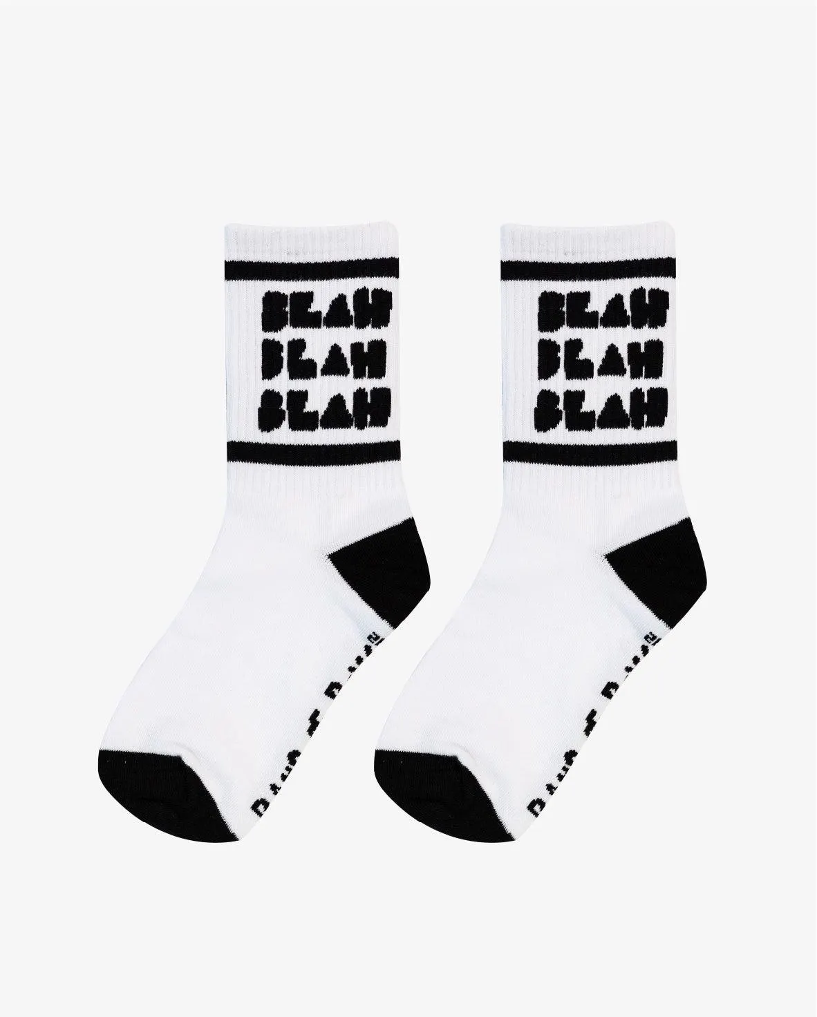 BAND OF BOYS - WHITE BLAH SKATE SOCKS