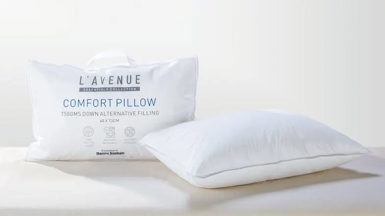 Comfort Medium Pillow by L'Avenue Essentials - Mid