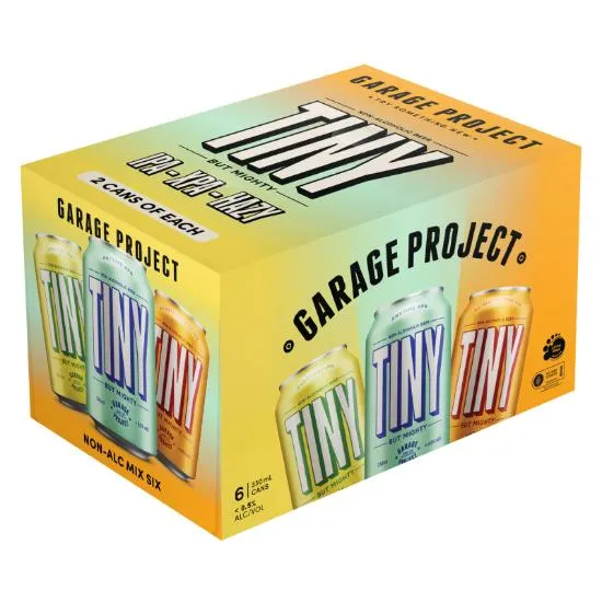 Garage Project Tiny 3x2 Non-Alc Mix Six Cans 6x330ml