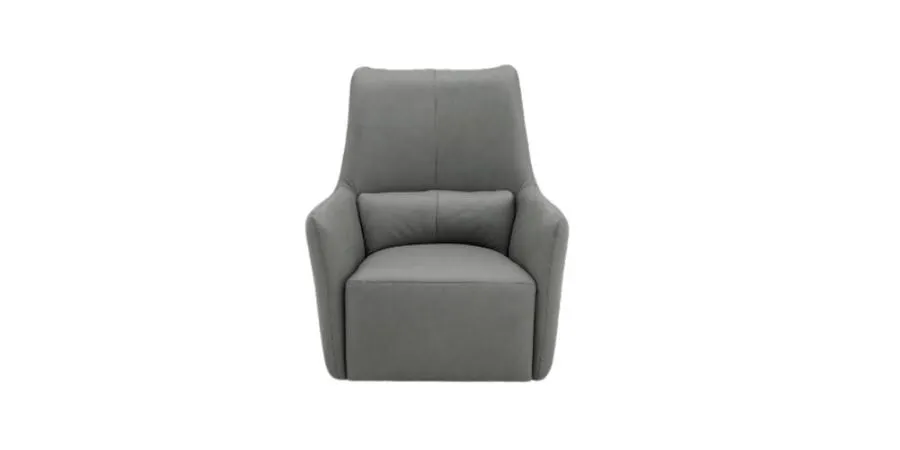Colombo Swivel Armchair in Leather