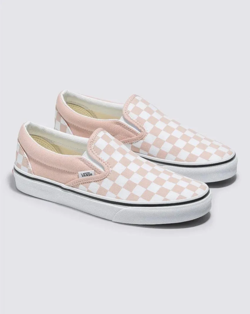 VANS Classic Slip-On Color Theory Checkerboard Rose Smoke - Pink