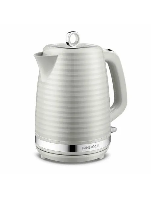 Kambrook Textured Kettle, Grey, KKE380GRY