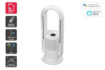 Kogan SmarterHome™ Heating and Cooling Bladeless Purifier Fan