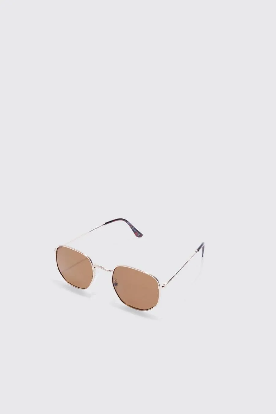 Hexagonal Metal Sunglasses