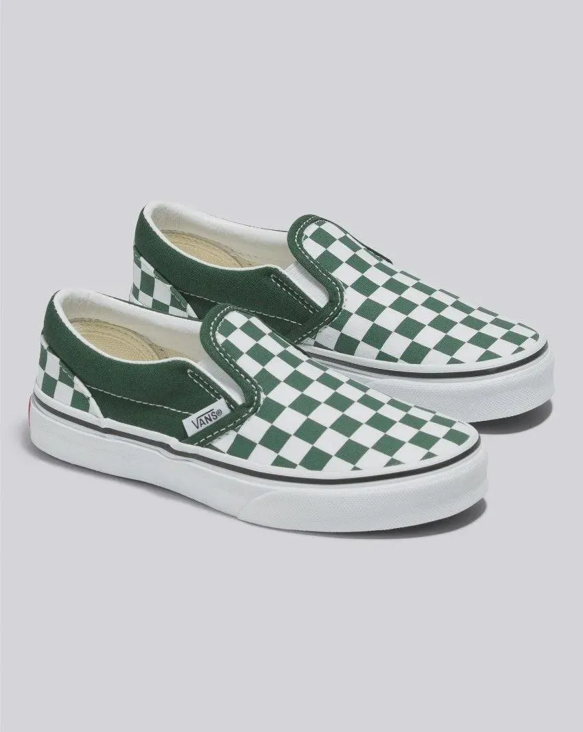 VANS Classic Slip-On Color Theory Checkerboard Mountain View - Green