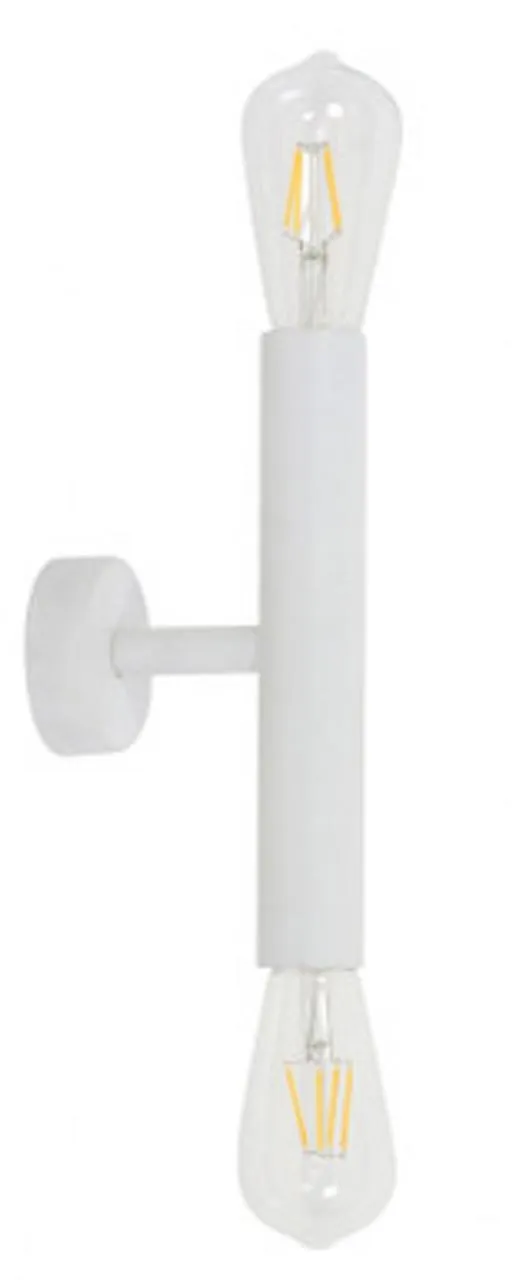 Piero 2 Light Wall Light White