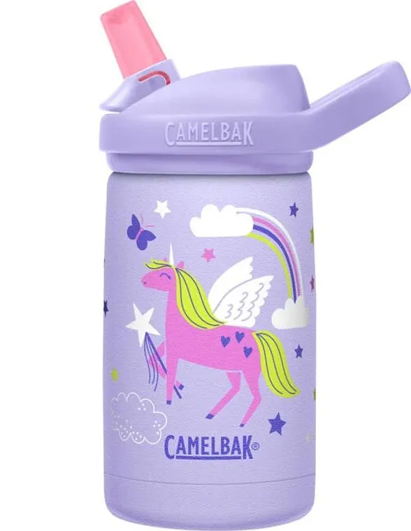 Camelbak Kids Eddy+ Insulated Stainless Steel Water Bottle .35L Unicorns