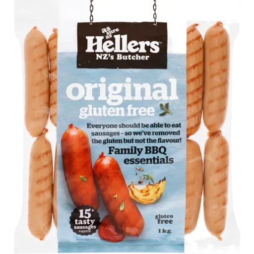 Hellers Sausages Gluten Free Precooked