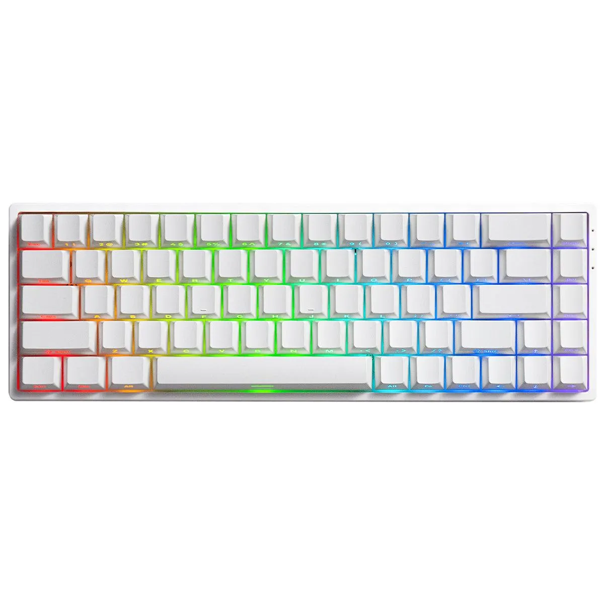 Akko Monsgeek Fun68 Pro 68% Wireless Hall-Effect Gaming Keyboard White - Glare Magnetic Switch