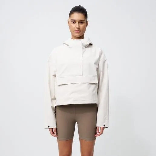 Aim'n Women's Cropped Waterproof Anorak in Brown