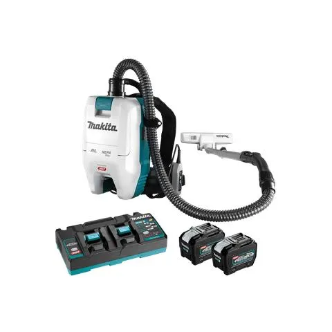 Makita XGT Cordless Backpack Vacuum 28mm 40v 8Ah