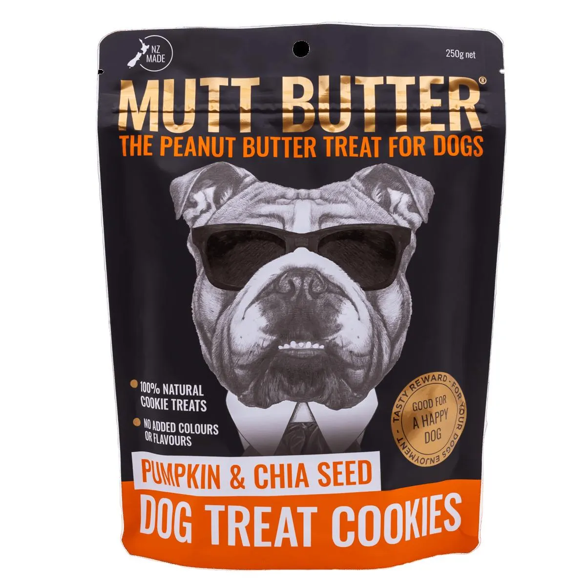 Mutt Butter Dog Cookies Pumpkin/Chia Dog Treats