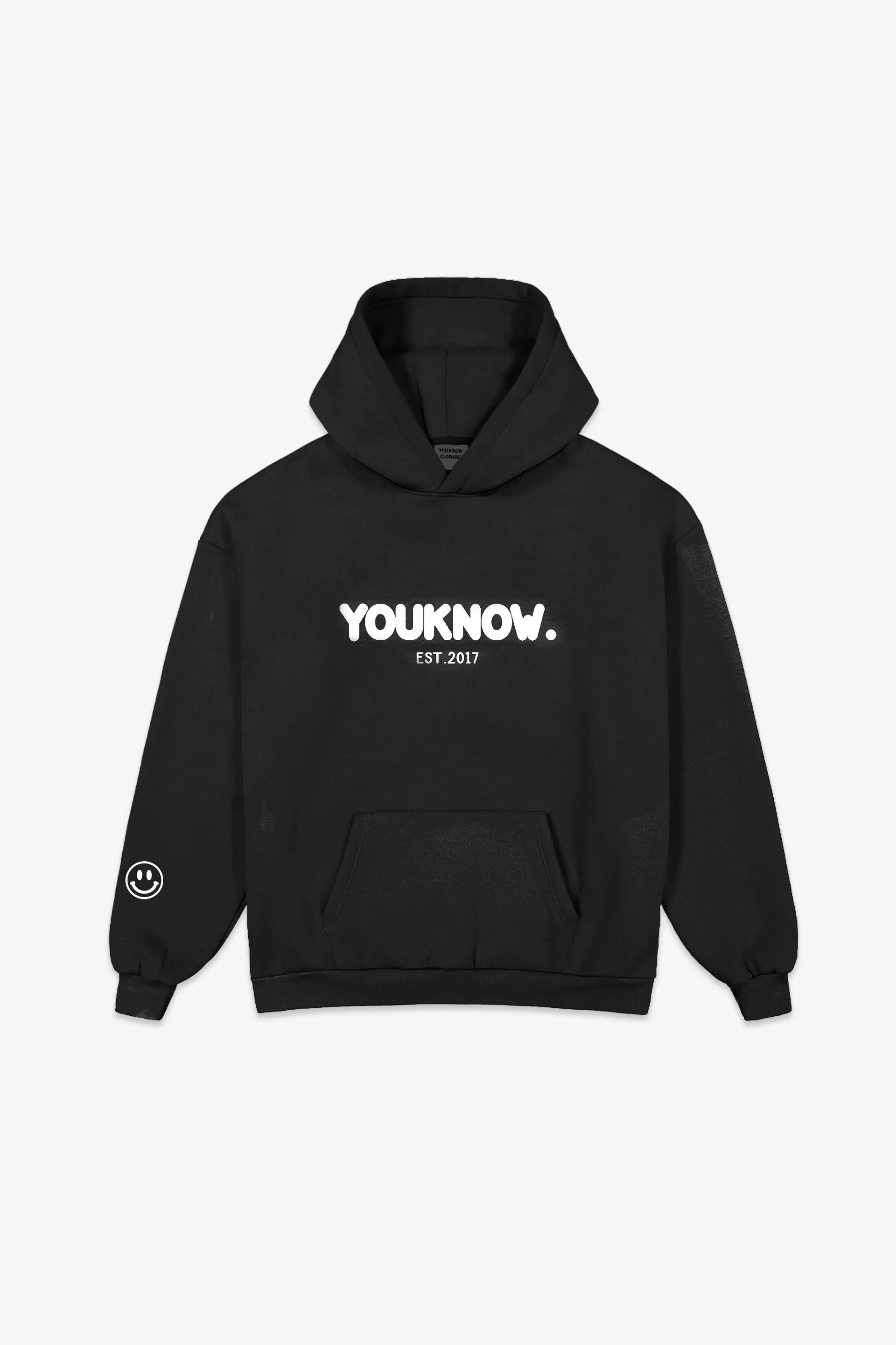 SMILEY HOODIE | BLACK