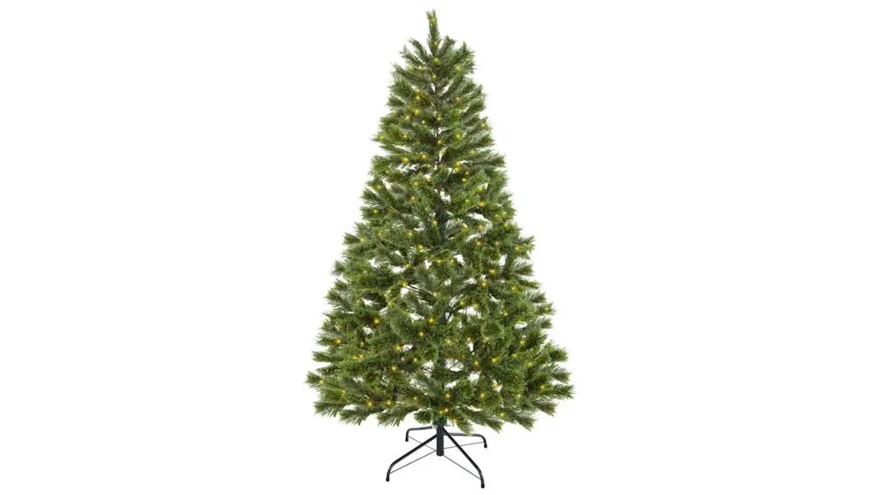 Christabelle Prelit Lumina Pine Christmas Tree with 300 LED Light - 180cm