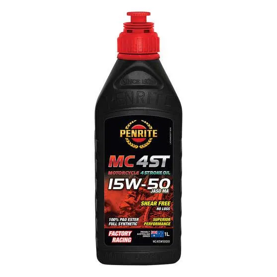Penrite MC-4ST PAO & Ester Motorcycle Oil 15W-50 1 Litre