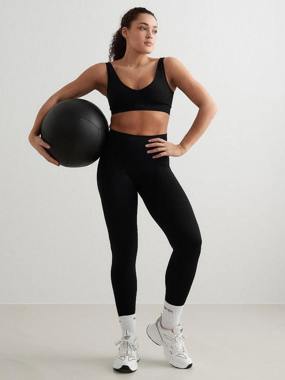 Black Shape Seamless Tights