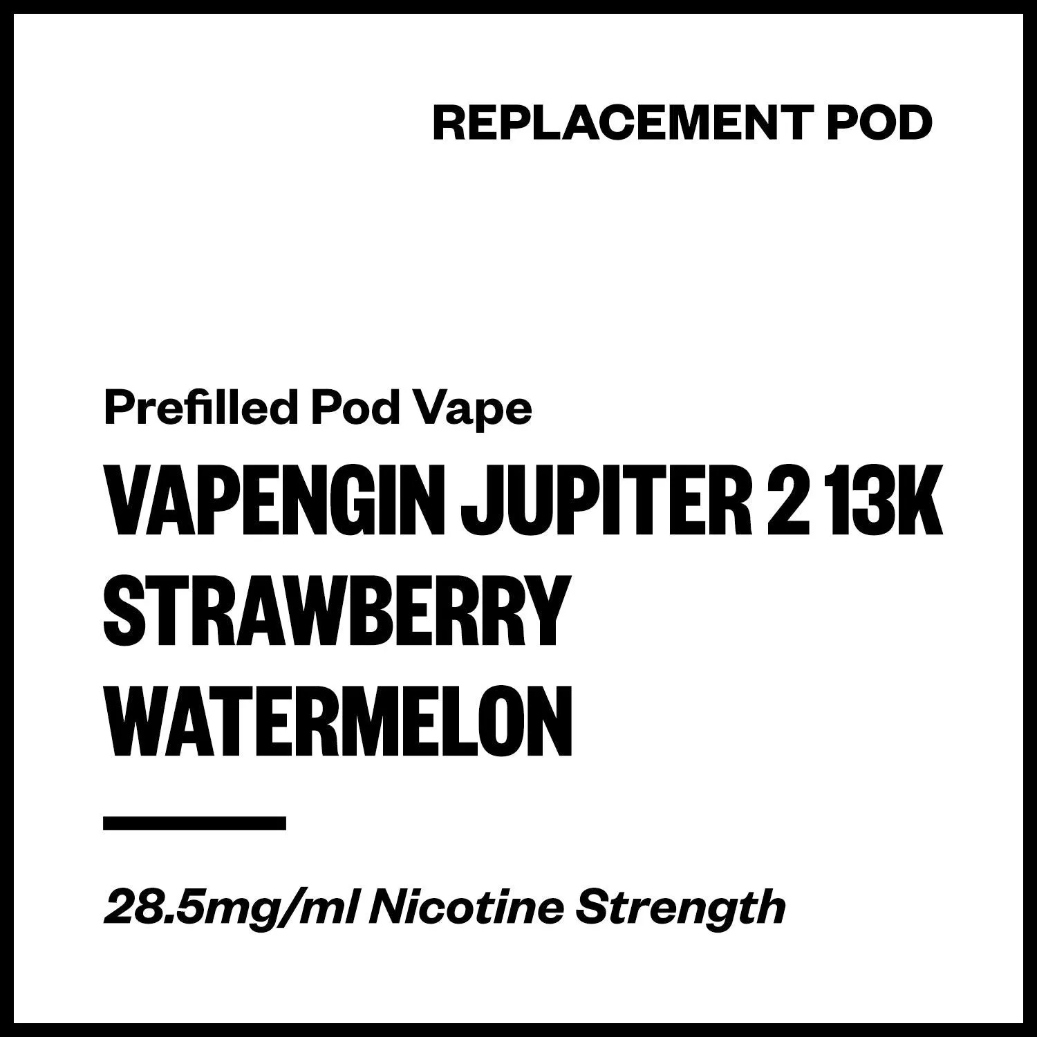 Vapengin Jupiter 2 - Blueberry Watermelon (13,000 Puffs Replacement Pod)