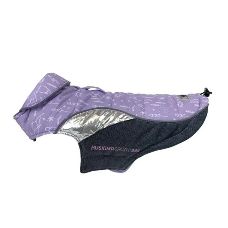 Huskimo Coat Odourfree Sherpa Lilac 67cm