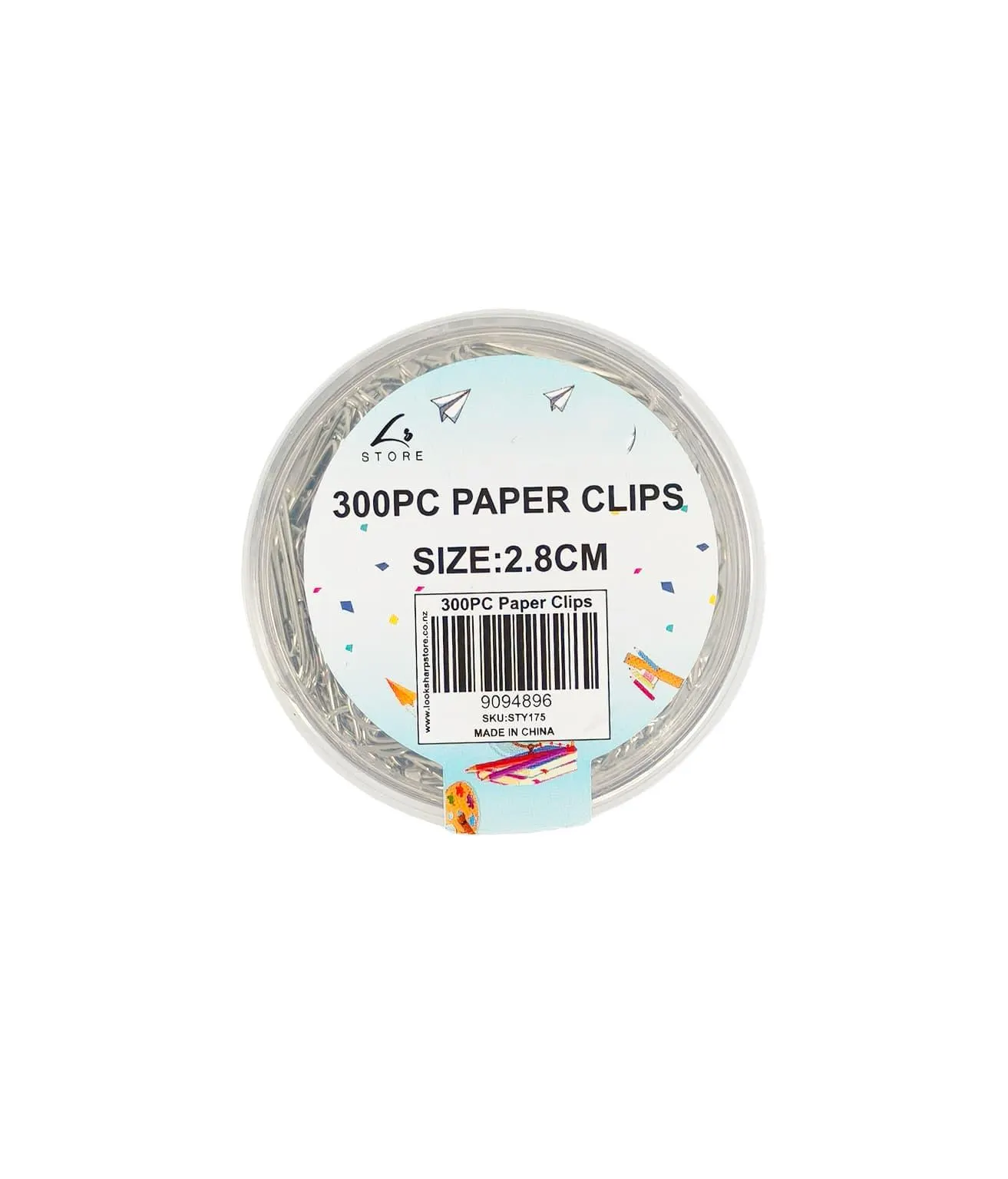 Paper Clips 300pc 2.8cm