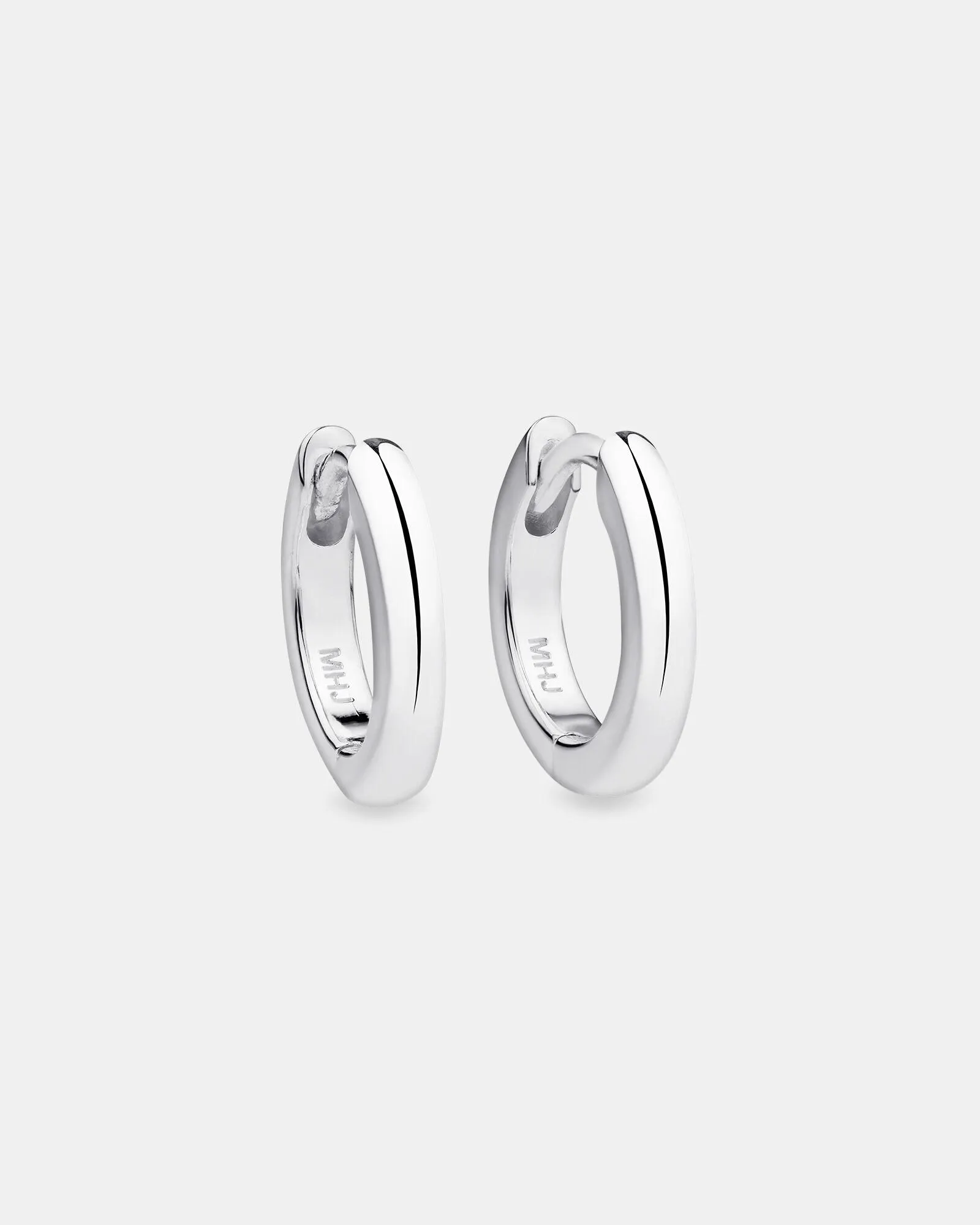14mm Huggie Earring in Sterling Silver