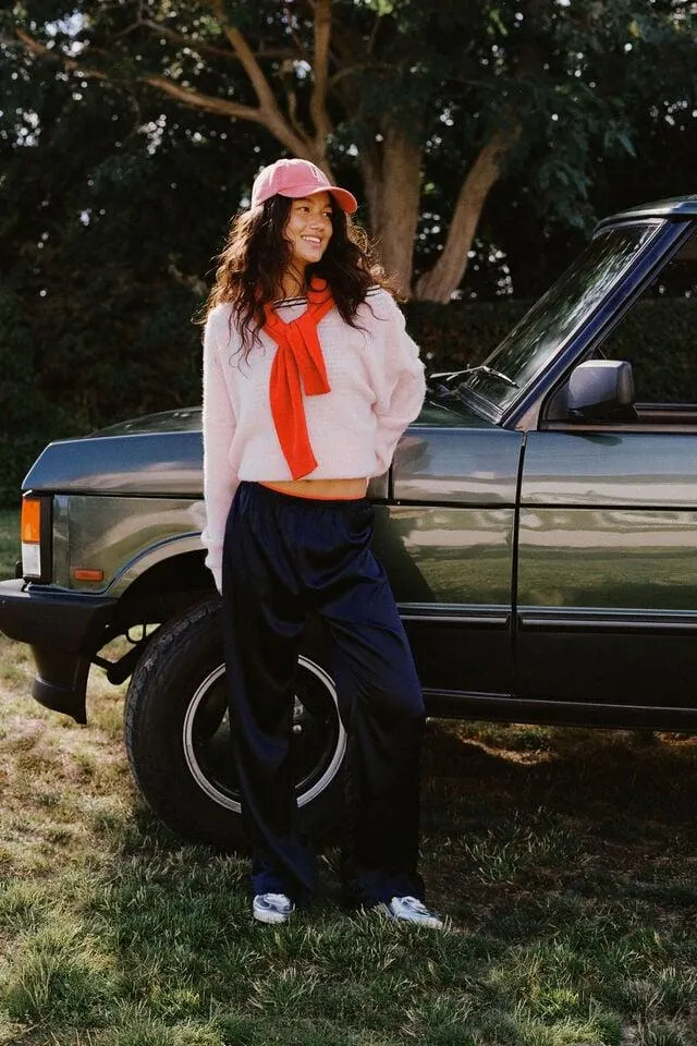 Fluffy Boatneck Off Shoulder