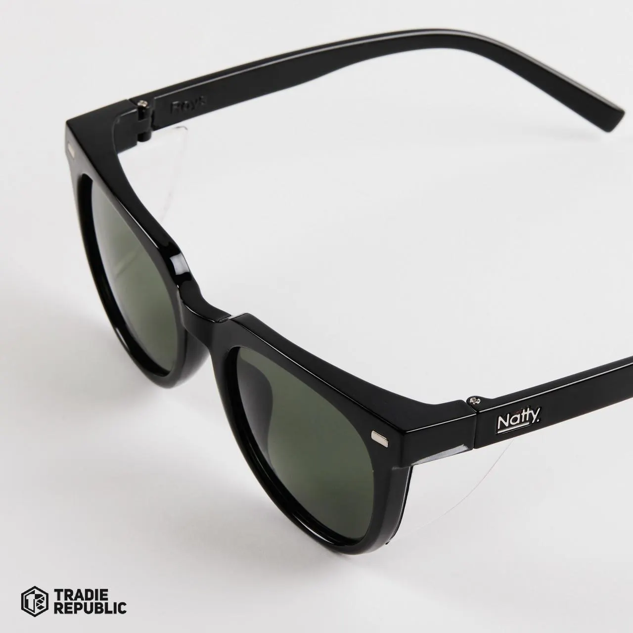 Natty Workwear Roys Black Polarised Safety Glasses