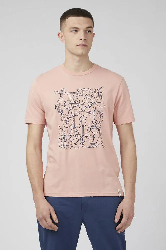 Music Madness Tee | Light Pink