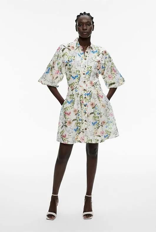 Botanical Mini Dress