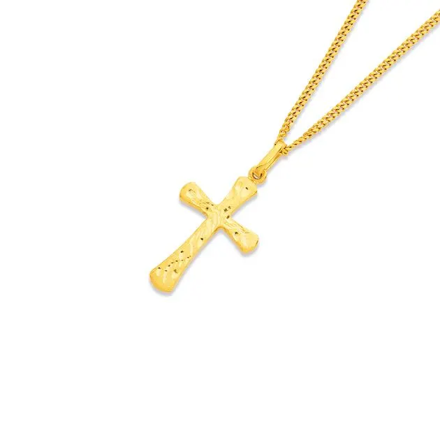 9ct, Cross Pendant