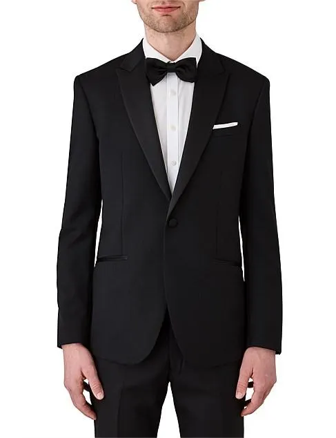 MALIK SKINNY SATIN LAPEL TUXEDO JACKET 8002