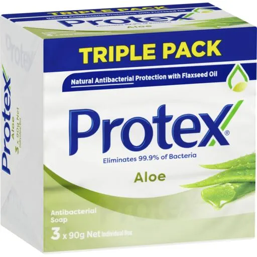 Protex Soap Bar Aloe 3 Pack
