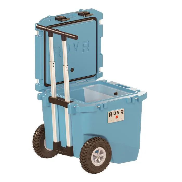 RovR RollR 45 Quart Wheeled Hard Cooler with Telescopic Handle