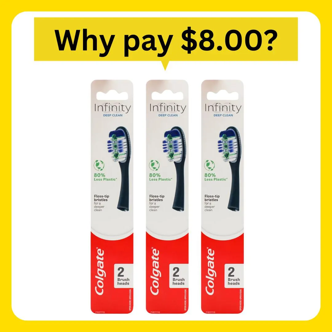 Colgate x2 Brush Head Floss - Tip Bristles Infinity